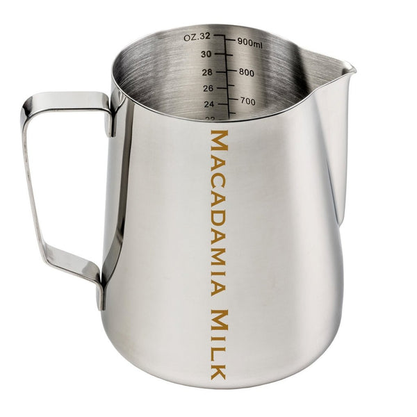 Etched Macadamia Milk Jug - Stainless