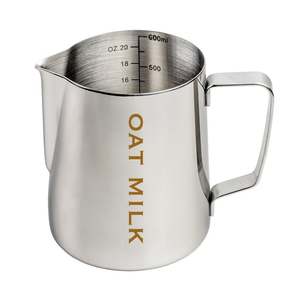 Etched Oat Milk Jug - Stainless