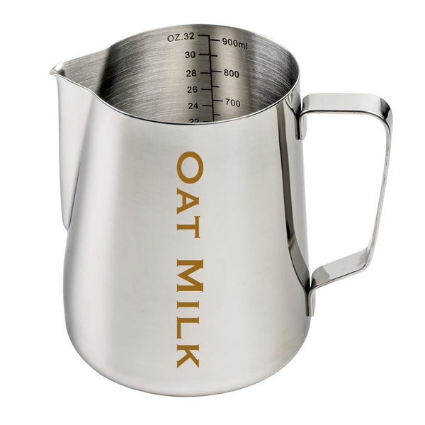 Etched Oat Milk Jug - Stainless