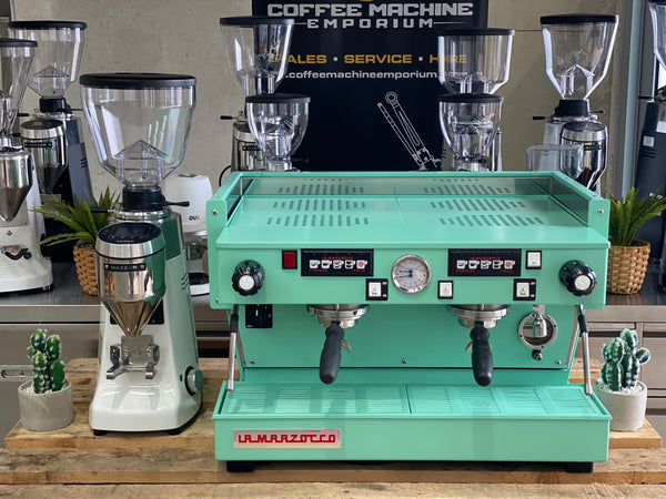 La Marzocco Linea Classic AV 2 Group Coffee Machine & Mazzer Kony S Electronic Package
