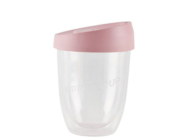 Clear Uppercup With Pink Lid