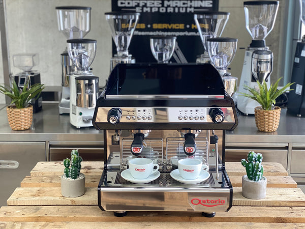 Brand New Astoria Tanya Compact 2 Group Coffee Machine - Black