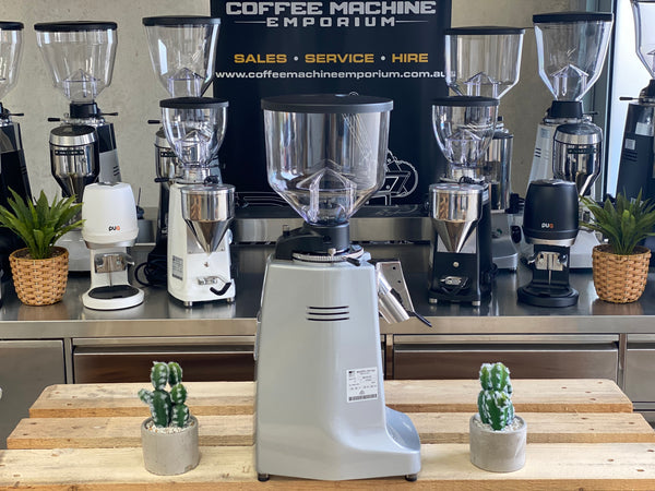 Brand New Mazzer Major Deli Automatic Coffee Grinder - Silver