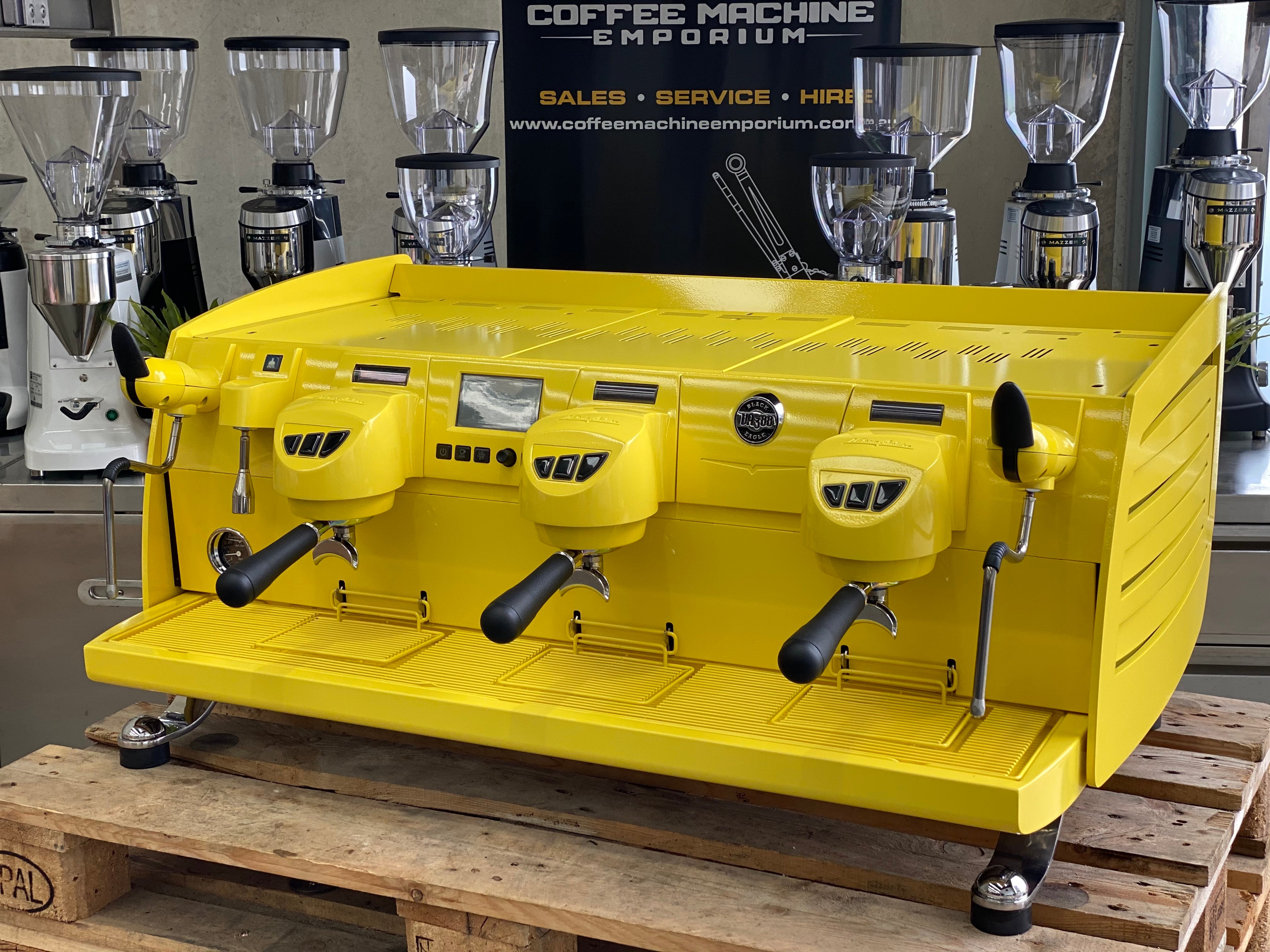 Victoria Arduino Black Eagle T3 Gravimetric Group Coffee Machine Lemon  Yellow - Main Image