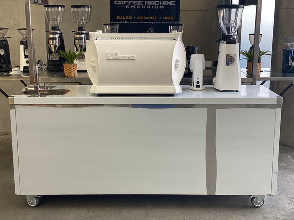 Brand New Stainless Steel 200cm Coffee Cart - La Marzacco GB5 Package