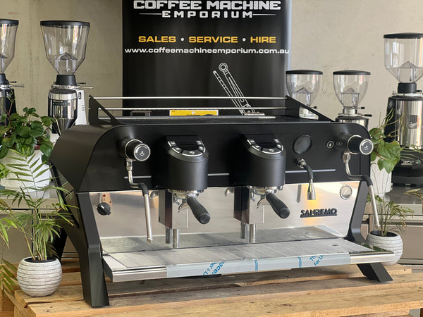 Brand New Sanremo F18 SB 2 Group Coffee Machine - Black