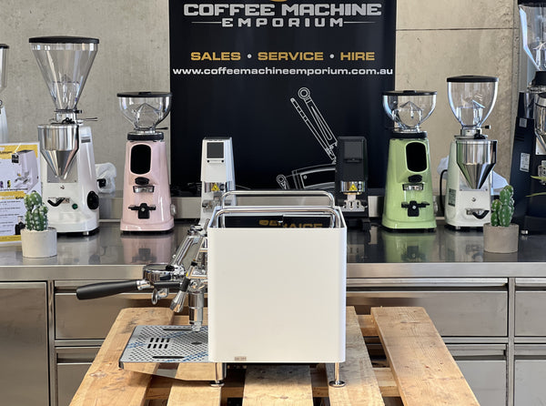 Brand New Sanremo Cube 1 Group Coffee Machine - Matt White