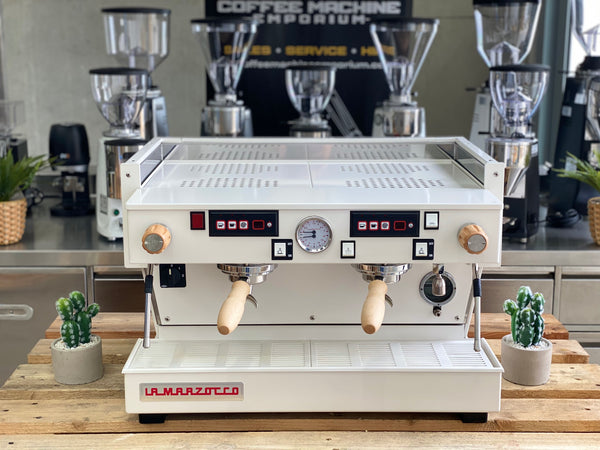 La Marzocco Linea Classic AV 2 Group Coffee Machine - Mother of Pearl White