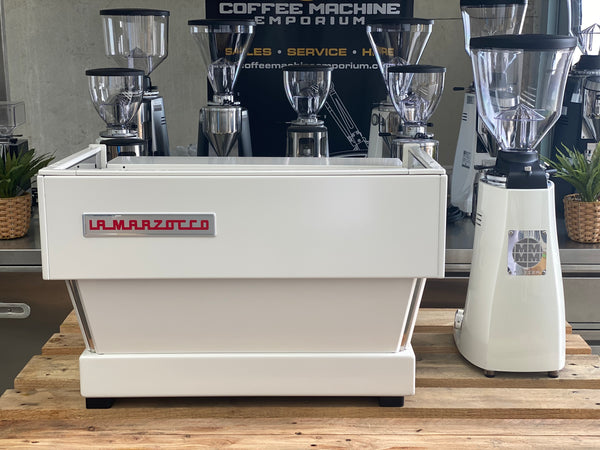 La Marzocco Linea Classic AV 2 Group Coffee Machine & Mazzer Major V Electronic Package -
