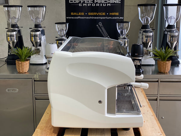 Wega Polaris Low Cup 2 Group Coffee Machine - Matt White