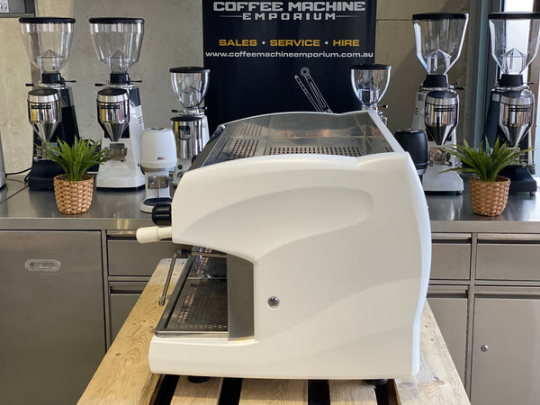 Wega Polaris High Cup 2 Group Coffee Machine - Matt White