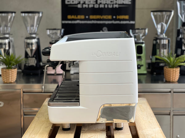 Brand New LaCimbali M23 UP Tall Cup  with Economizer 2 Group Coffee Machine - White