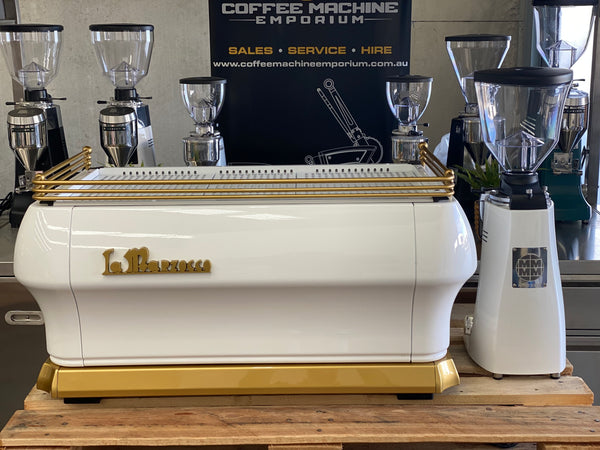 La Marzocco FB80 3 Group & Mazzer Major V Electronic Package