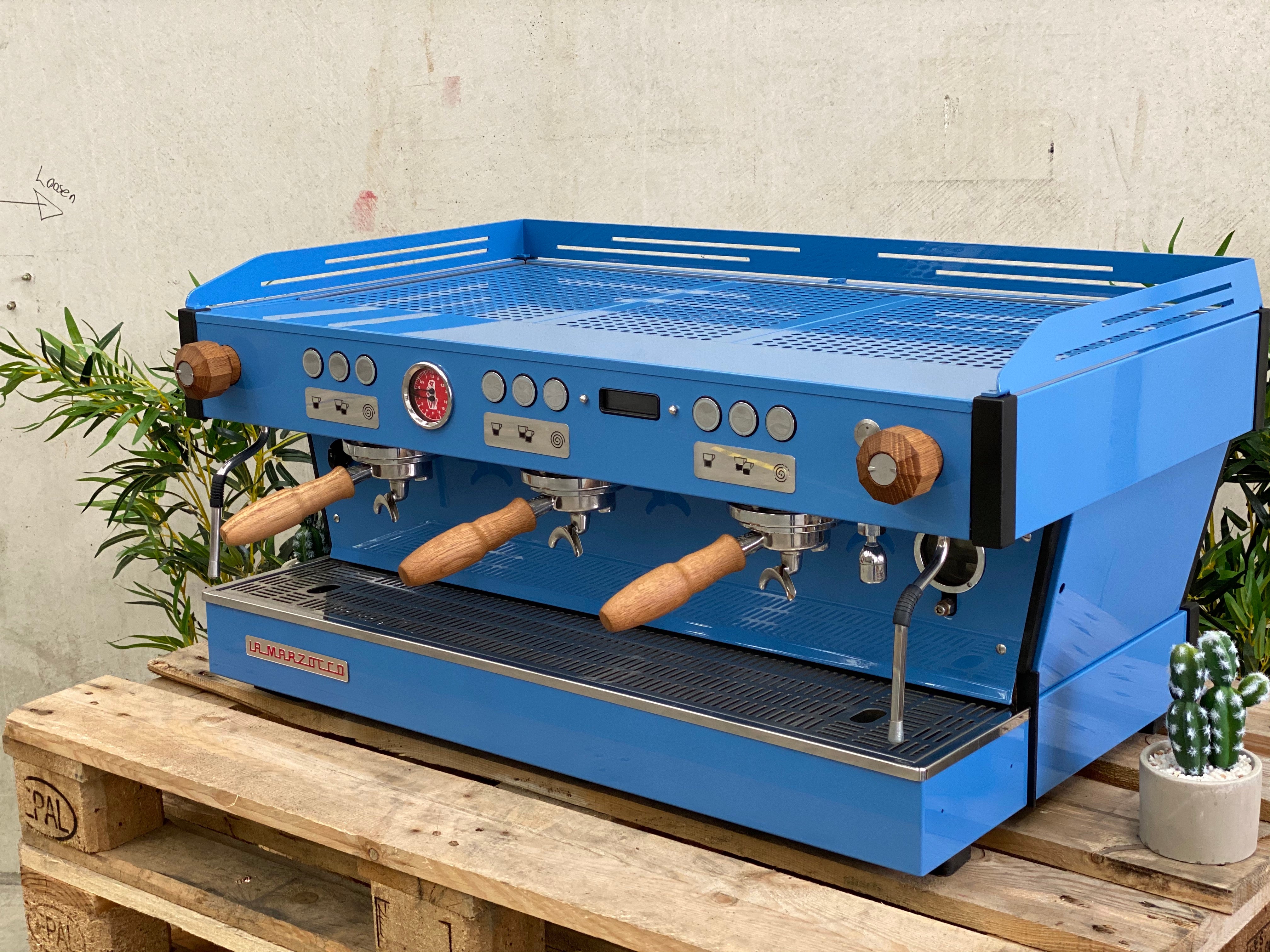 blue la marzocco coffee machine