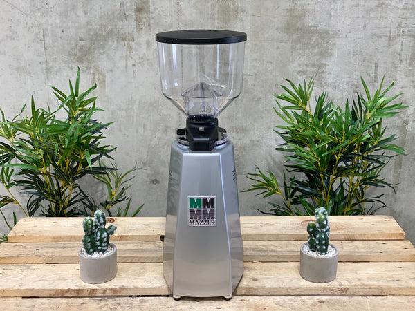 Brand New Mazzer Major Automatic Coffee Grinder - Silver