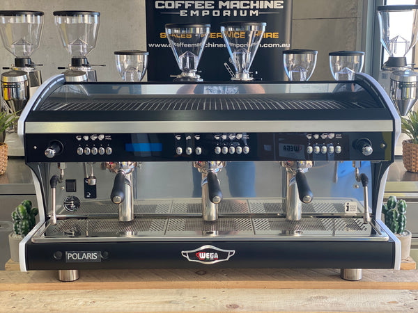 Brand New Wega Polaris Tron 3 Group Coffee Machine - Black