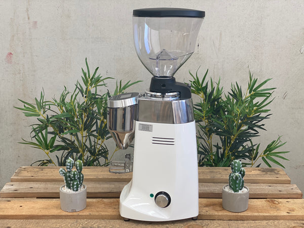 Brand New Mazzer Robur S Electronic Coffee Grinder - White