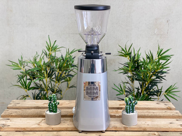 Brand New Mazzer Robur S Electronic Coffee Grinder - Silver