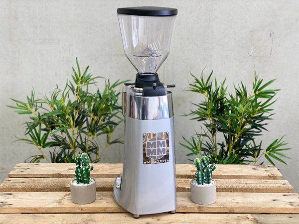 Brand New Mazzer Robur S Electronic Coffee Grinder - Silver