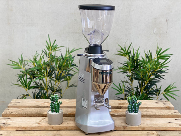 Brand New Mazzer Robur S Electronic Coffee Grinder - Silver