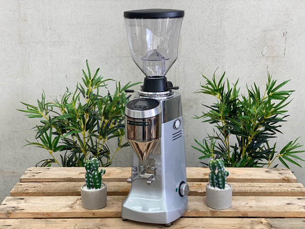 Brand New Mazzer Robur S Electronic Coffee Grinder - Silver