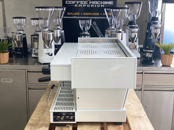 La Marzocco Linea Classic AV 3 Group Coffee Machine - Mother of Pearl White