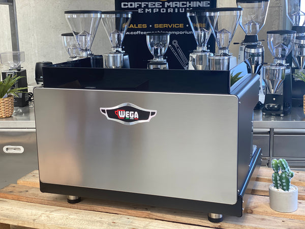 Brand New Wega Pegaso EVD 2 Group Coffee Machine - Matt Black