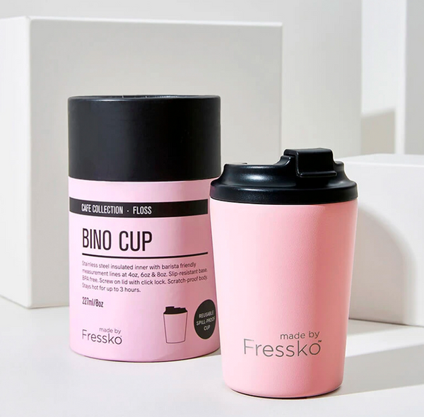 Fressko Bino Coal Reusable Cup - Floss Pink